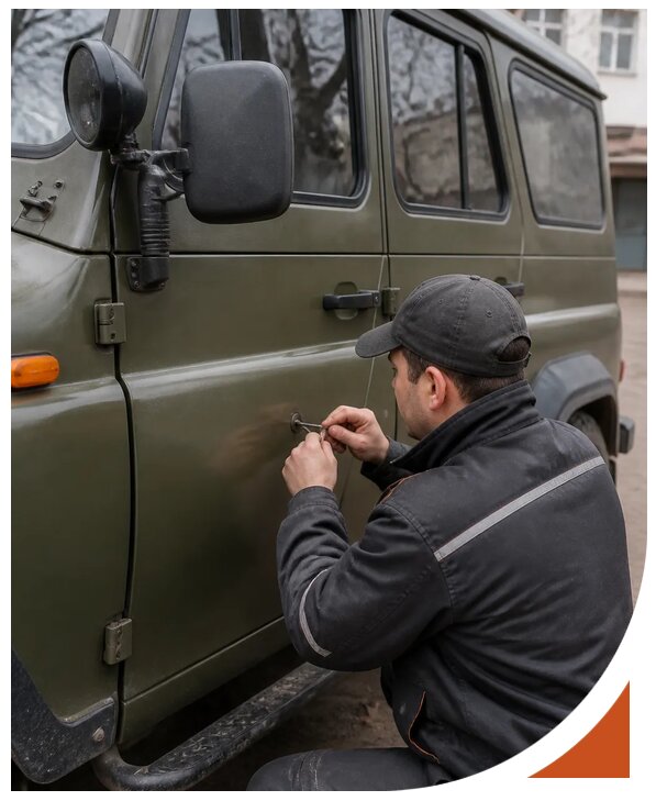 Профессиональное вскрытие автомобиля УАЗ без повреждений в Озёрске