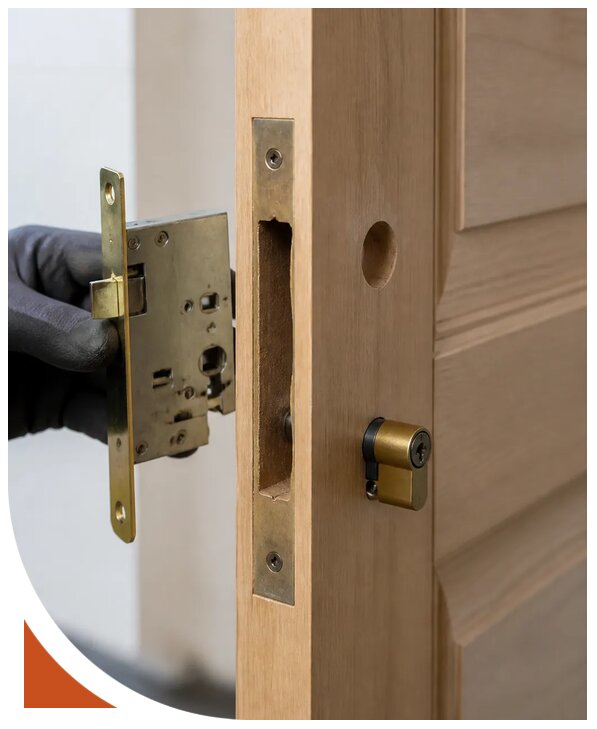 Ремонт замка деревянной двери в Озёрске от 2028 р. | Разлок-Озр